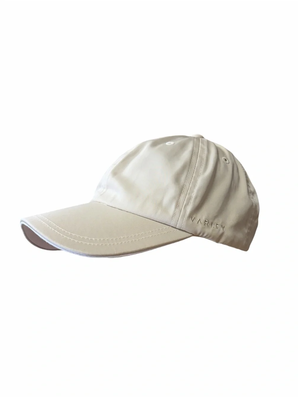 Varley Aurelian Cream Tan Lightweight Logo Cap